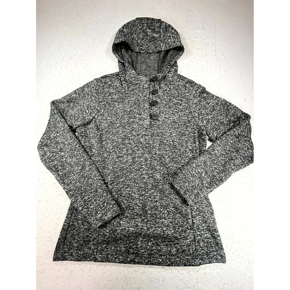 Columbia Tops - Columbia Darling Days Hoodie Womens Large Heather Gray Fleece Lined Outdoor
